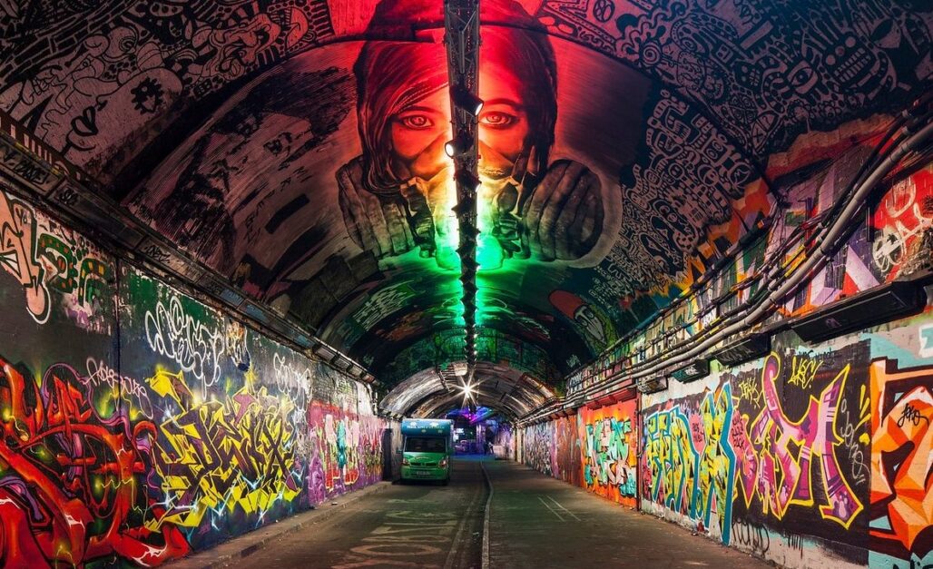 3. Leake Street Tunnel, London, UK